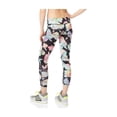 thumbnail image 2 of Aeropostale Womens Floral Active Athletic Track Pantalones, Negro, Mediano, 2 of 3