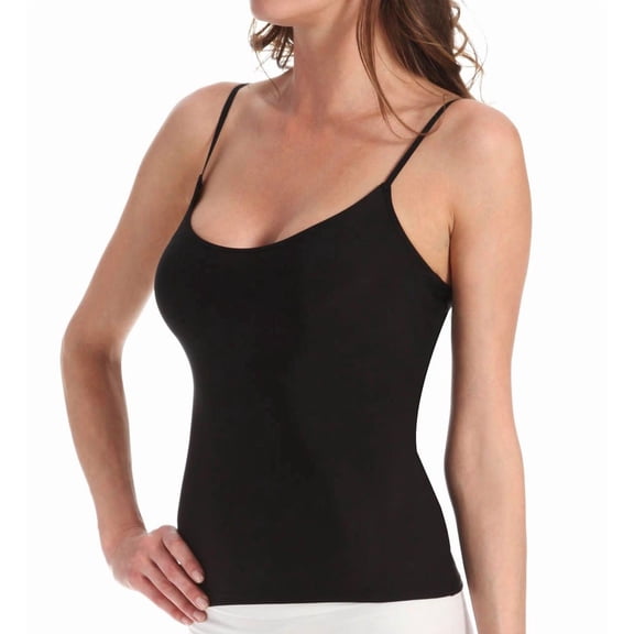 Women's Only Hearts 4536 Second Skins Camisole with Adjustable Strap (Black M/L)