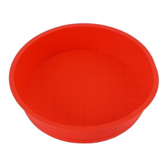 USHOBE Flexible Round Baking Pans Microwave Safe 1Set 9.8 x 9.8 x 2.3 In
