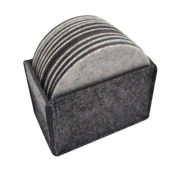 Juego de Alfombrillas para Vasos Wmkox8yii 20 Piezas con Caja de Almacenamiento