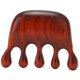 thumbnail image 4 of Peine para el Cabello de los Dientos Anchos de Madera, Peine de Masaje de Madera de Sándalo de Agarre de Agarre Cómodo, 4 of 7