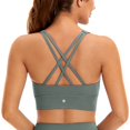 thumbnail image 1 of Top Deportivo CRZ YOGA Butterluxe con Cuello Alto y Tirantes Cruzados para Impacto Medio, 1 of 5