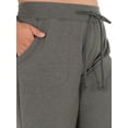 thumbnail image 6 of Athletic Works Women's Plus Size 9" French Terry Drawstring Lounge Shorts, Size 1X-5X, 6 of 7
