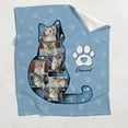thumbnail image 3 of Cat Lover - Personalized Cat Blanket, 3 of 7