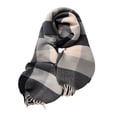 thumbnail image 1 of Bufanda para mujer manta larga a cuadros suave y lujosa sensación de cachemira unisex para hombres y mujeres bufanda de invierno, 1 of 5
