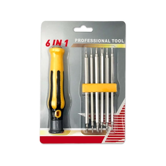 HuiXinOu 6-in-1 Y-Type Multi-Function Screwdriver Set, 12-in-1 Magnetic Household Repair Tool Kit for Phone Computer Disassembly