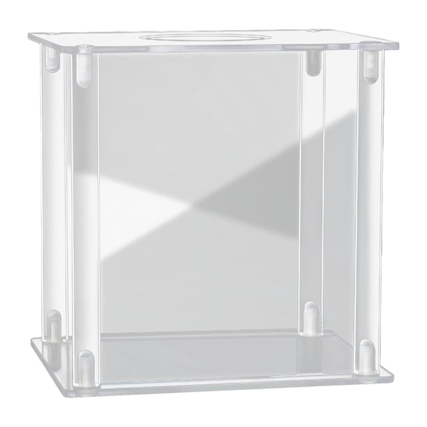 Exposición de Flores de Boda de Tarjetas de Boda Acrílicas Transparentes Box Arranco de Arreglos para Recepción, Ceremonias Cumpleaños