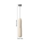 thumbnail image 3 of Espumador de Leche Recargable, Alimentado Por Usb-C, Portátil, con Batidor Desmontable de Acero Inoxidable, Espuma Rápida para Café con Leche y Capuchino, Fácil de Limpiar, Tamaño 30 X 3 X 3 Cm, 3 of 7