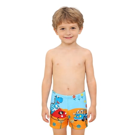 Kids Boys Swim Trunks Size 7 Y-8 Y Casual Quick Drying Solid Color Sports Swimwear Swimming Bottoms Upf50+ Sweatsuits Toddler Swim Shorts Summer Beach Swimsuit Orange