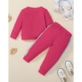 thumbnail image 4 of Toddler Girl Clothes Fall Winter Jogging Outfit Little Girl Unicorn Sweatsuit+ Pants Set Baby Sweatshirt Clothing 1-5Y, 4 of 5