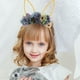 thumbnail image 4 of KAKOWELY Diadema con orejas de conejo para niñas, accesorio para el pelo para fiestas de cumpleaños y cosplay., 4 of 4