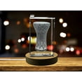 thumbnail image 4 of Goblet Drum 3D Engraved Crystal 3D Engraved Crystal Keepsake/Gift/Decor/Collectible/Souvenir, 4 of 7