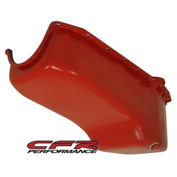 CFR Performance HZ-9005-PO Stock Capacity Oil Pan - Orange for 1958-79 Chevy Small Block 262-267-283-305-327-350-400