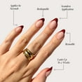 thumbnail image 6 of Glamnetic Press-On Nails – Red Affair | Sparkly Red French Tip Nails, " Salon Quality" , 30 Count, 6 of 6
