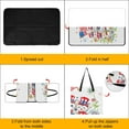 thumbnail image 4 of Patriotic Kittens Celebrate Freedom Joy Outdoor Picnic Blanket, Foldable Waterproof Beach Mat, Portable Beach Blanket for Beach Camping, Hiking, Family Concerts, 4 of 8