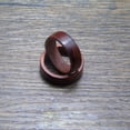 thumbnail image 4 of Party Accessories Gift for Women Men New Trendy Retro Sandalwood Ebony Natural Wood Ring Blood Sandalwood Ebony Finger Ring STYLE A-19MM, 4 of 7