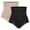 Black Beige 2 pack, variant on MISS MOLY Shapewear Tummy Control Underwear for Women Faja Body Shaper High Waist Seamless Butt Lifter Postpartum Slimming