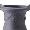 thumbnail image 5 of Christopher Knight Home MGO Flower Urn Planter with Scroll Handles, Black Finish, 5 of 10