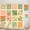 Yellow, variant on JAWO Retro Shower Curtain Vintage Abstract Boho Floral Shower Curtains for Bathroom Decor Pink Yellow Botanical Geometric Groovy Aesthetic Pattern Shower Curtain Sets with Hooks,36X72IN