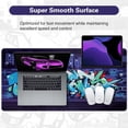 thumbnail image 2 of Gaming Mouse Pad, Extended Mouse Pad 31.5x15.7inch XXL Large Big Computer Keyboard Mouse Mat Desk Pad with Non-Slip Base and Stitched Edge for Home Office Gaming Work (Purple Graffiti), 2 of 6