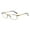 Gold, variant on Mens Business Progressive Gold Reading Glasses, Metal Rectangular Multi-focal Presbyopia Glasses Classic Spring Hinges Readers +3.50