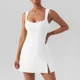thumbnail image 3 of Vestido de tenis Sexy suave de Color sólido, vestido deportivo de Golf para mujer, entrenamiento transpirable, trajes de Yoga de una pieza, ropa deportiva para correr al aire libre, 3 of 6