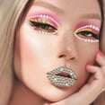 thumbnail image 2 of 6 Sheets Face Jewels For Women Face Gems Stick On Eye Forehead Crystals Sticker, 2 of 5