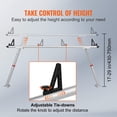 thumbnail image 4 of Truck Rack VEVOR Adjustable Height Aluminum 363kg Capacity, 4 of 9