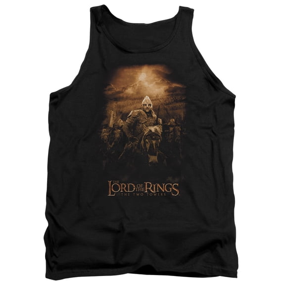 Lord of the Rings Riders Of Rohan Adult Tank Top Black