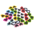 thumbnail image 1 of 20pcs diy accesorios de la caja del teléfono corazón anteojos teléfono caja decoración resina artesanía teléfono caja adorno, 1 of 7