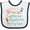 White and Navy, variant on Inktastic Awesome Like My Opa Boys or Girls Baby Bib