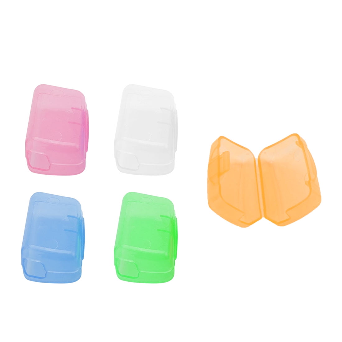 5PCS Travel Toothbrush Head Holder Protect Brush Cap Clean Box Case Cover 