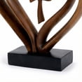 thumbnail image 5 of Entwined Heart Cross Sculpture For Wedding Decor, Symbolic Tabletop Ornament For Ceremony Display And Home Decoration, 5 of 7