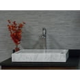 thumbnail image 7 of Eden Bath EB-S006CW-P Rectangular Infinity Pool Sink- White Carrara Marble, 7 of 7
