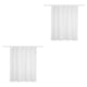 thumbnail image 3 of Naiovety Cortina de baño blanca impermeable y antiincrustante, fácil de limpiar y mantener, antimoho, duradera, blanca, 150 x 180 cm. blanco 150*180cm 2Conjunto, 3 of 6