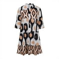 thumbnail image 4 of Birdeem Robe d'Été Mode Décontractée à Manches Courtes Col en V pour Femmes, 4 of 12
