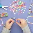 thumbnail image 4 of Uxcell Perles Étoile Cristal 11mm, 200 Pcs Perles Étoile Acrylique, Rouge, 4 of 5