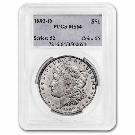 1892-O Morgan Dollar MS-64 PCGS