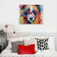 thumbnail image 4 of COMIO  Funny Dog Canvas Wall Art Watercolor Animal Cute Puppy Painting Posters Prints for Farmhouse Kitchen Bedroom Bathroom Decor, 4 of 4
