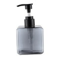 thumbnail image 2 of 1 botella dispensadora de jabón, manual, loción líquida, contenedor reutilizable para lavado de manos. 250ml Gris, 2 of 9