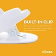 thumbnail image 4 of O2COOL Rechargeable USB Battery Clip Fan 5 Inch Fan with Long Gooseneck, Powerful Clip, Adjustable Neck, 3 Speeds, Great for a Desk Fan Stroller Fan or Travel Fan, 4 of 9