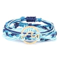 thumbnail image 3 of Minnieouse Pulseras de amistad bohemias, trenzada ajustable, de joyería, de cuerda, cuerda de mano, decoración Bohemia para amante Ropa, zapatos y accesorios Miscelánea Cielo azul Minnieouse AP009516-05, 3 of 6