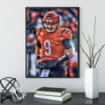 thumbnail image 3 of American Football Sports Bengals Poster For Kids Fun Teen Birthday Christmas Gifts Joe Burrow Rugby Star Posters Canvas Wall Art Print Picture For Home Room Decor, 3 of 6