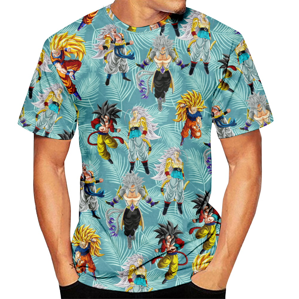 Anime Dragon Ball Z 3D Print Kids T Shirt Summer Fashion Casual T