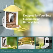Netvue Birdfy Bird Feeder with Camera, Smart Bird Camera with Solar Panel, AI Identify 6000+ Species, Ideal Gift