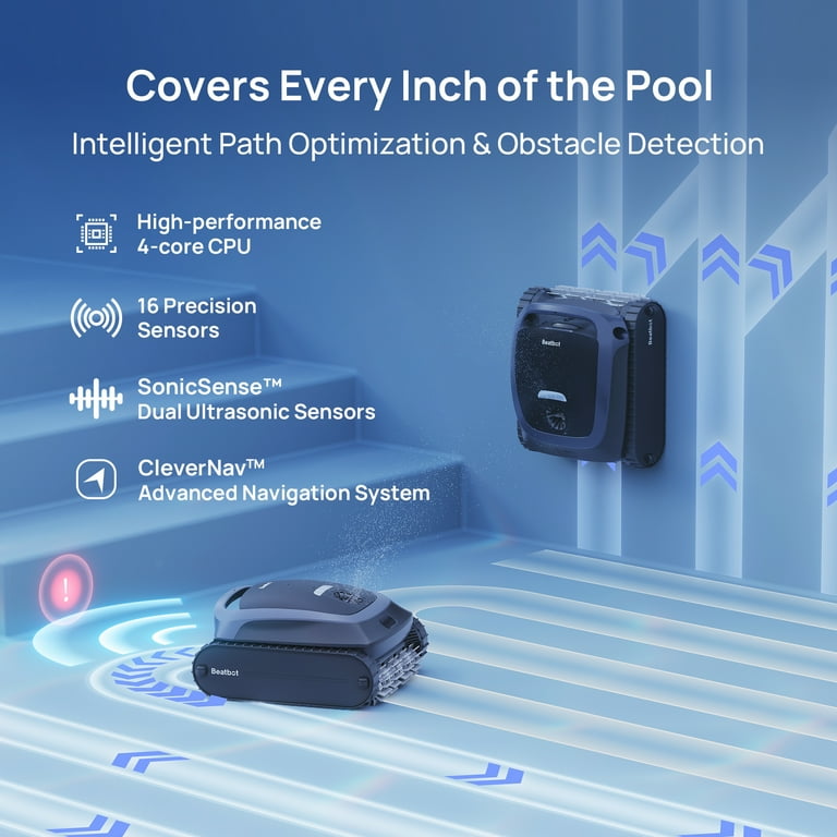 Robotic Pool Vacuum With Obstacle Detection: Ultimate Cleaning Solution