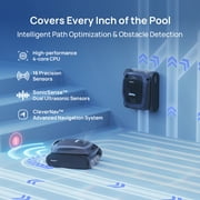 Beatbot AquaSense 2 Cordless Robotic Pool Vacuum Cleaner, Smart Surface Parking, Cleans Above & in-Ground Pools up to 3,230 Sq.ft - Blue