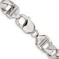 thumbnail image 3 of Sterling Silver 11mm Curb Chain (26 X 11) Made In Italy qcb300-26, 3 of 5
