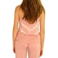 thumbnail image 3 of P.J. Salvage Womens Racerback Tie Dye Pajama Sleep Tank Top, Pink, Medium, 3 of 5