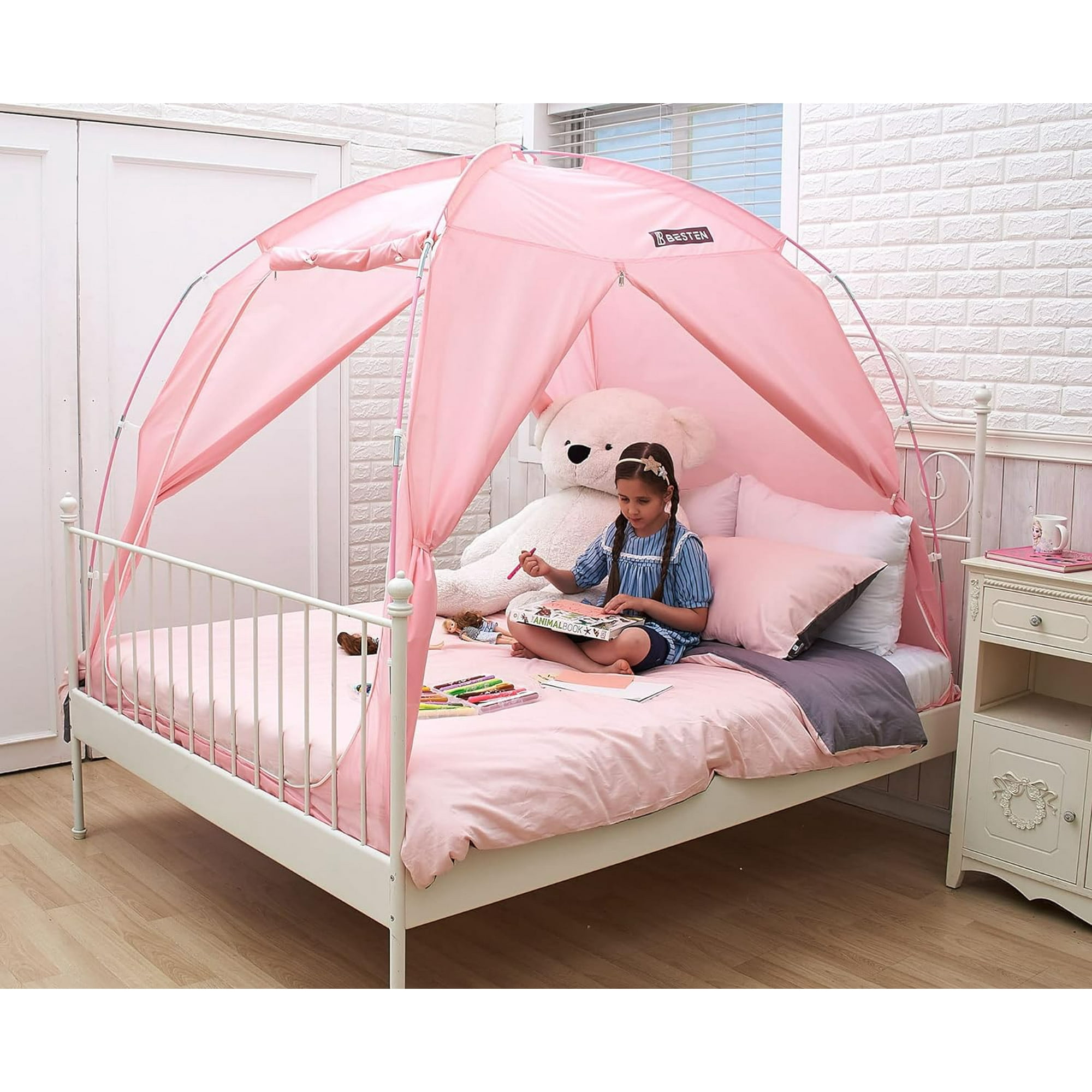 Indoor bed tent queen discount